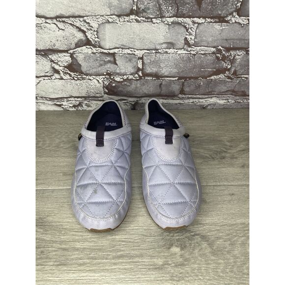 TEVA ReEMBER MOC Purple Mesh Quilted Slip On Shoes Men Sz 5M US/37EU Women 6.5US - Picture 1 of 16